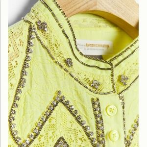 Anthropologie rhinestones Top